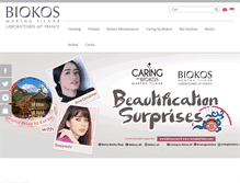 Tablet Screenshot of biokos.com